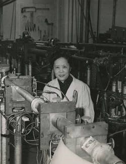 Chien-Shiung Wu proved that parity does not apply to weak subatomic interactions. Image credit: Acc. 90-105 - Science Service, Records, 1920s-1970s, Smithsonian Institution Archives/CC-NC-A.